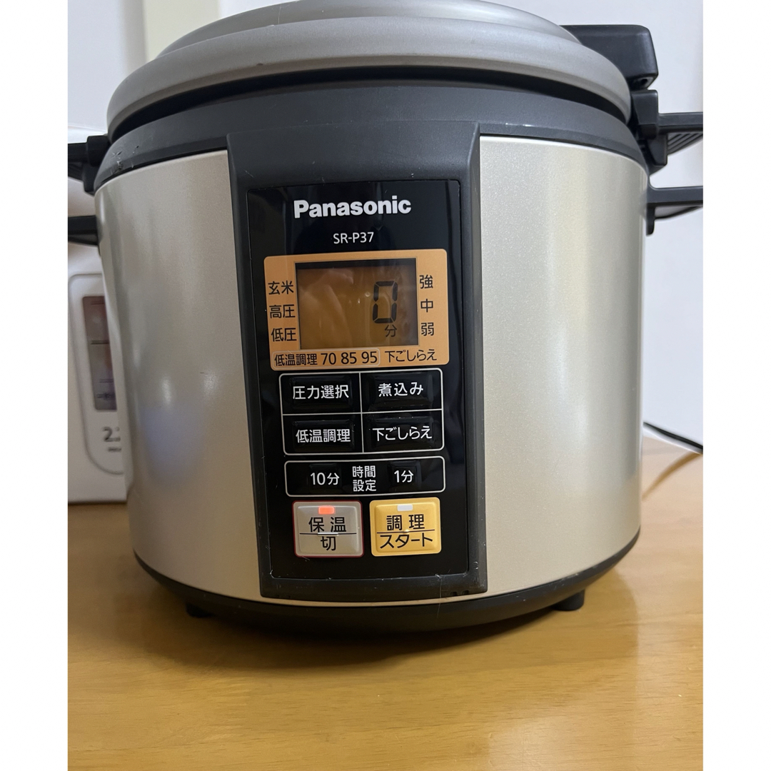 【新品・未使用・保管品】Panasonic SR-P37-P電気圧力鍋