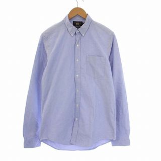 ダブルアールエル(RRL)のRRL RALPH LAUREN オックスフォードシャツ ボタンダウン 長袖 青(シャツ)