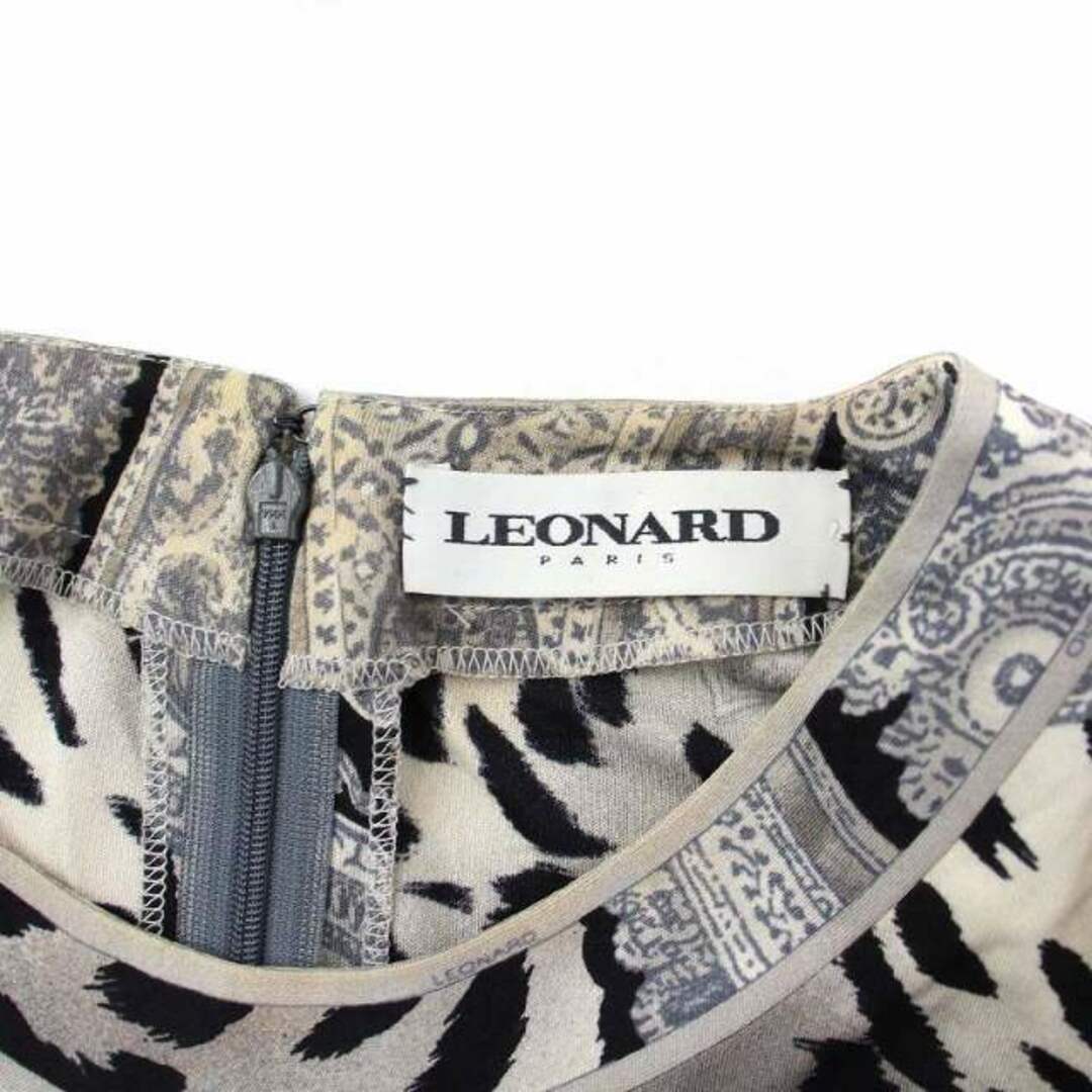 LEONARD - レオナール ブラウス カットソー プルオーバー 長袖 ノー