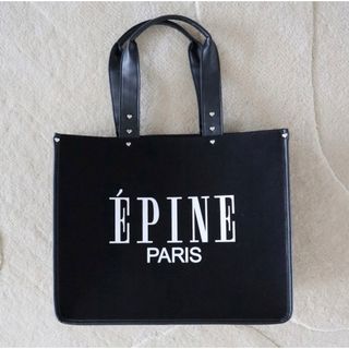 エピヌ(épine)のepine  エピヌ　限定トートバッグ　ブラック　完売品(トートバッグ)