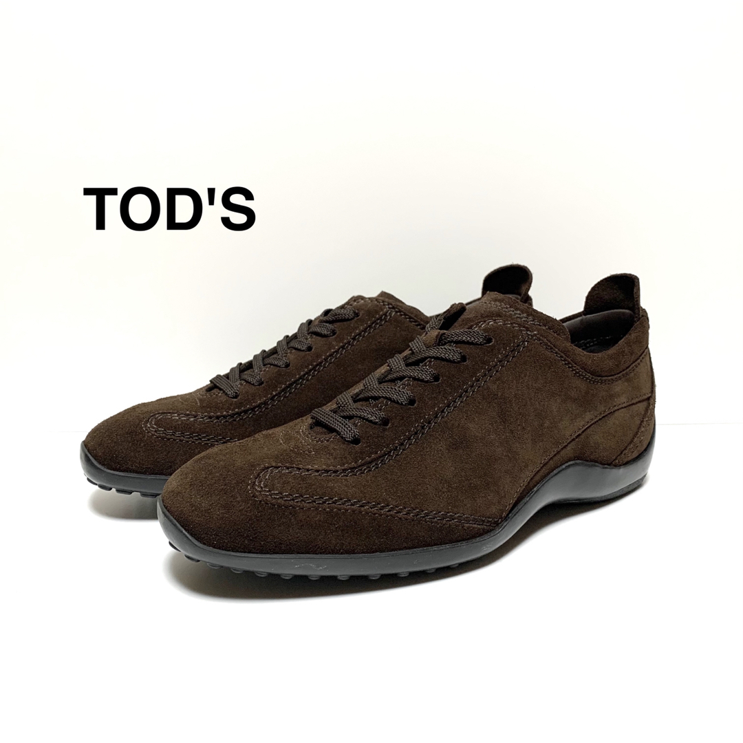 TOD'S トッズ☆パンチングスエードレザースニーカー