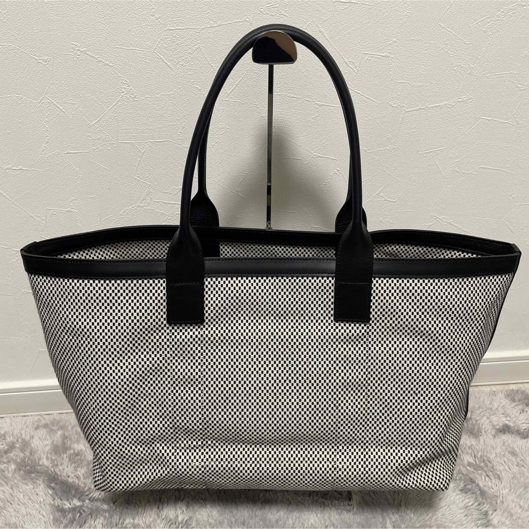 希少 新品タグ付き PORTER×WEWILL 刺し子 トートバッグ 白×黒 tic
