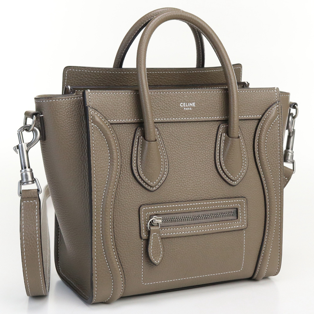 CELINE セリーヌ ラゲージナノ 189243DRU.09SO ハンドバッグ レザー レディース