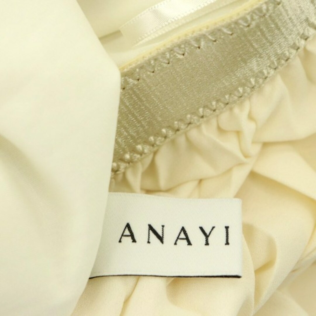 ANAYI(アナイ)のアナイ バックサテンアムンゼンプリーツスカート ミモレ丈 ロング 36 レディースのスカート(ロングスカート)の商品写真