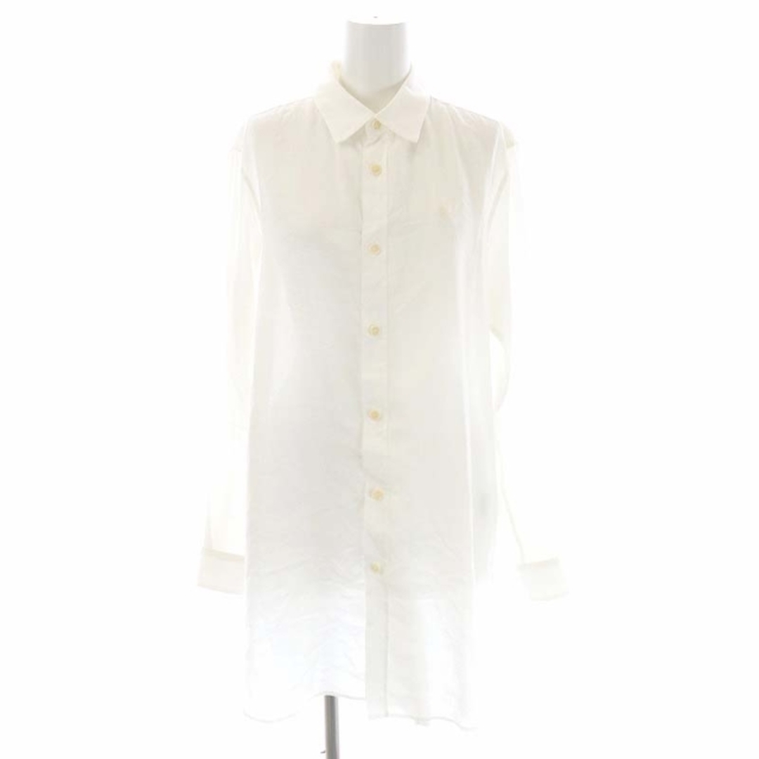 ワイズ ヨウジヤマモト 近年モデル 変形 シャツ 長袖 1 白 ホワイト