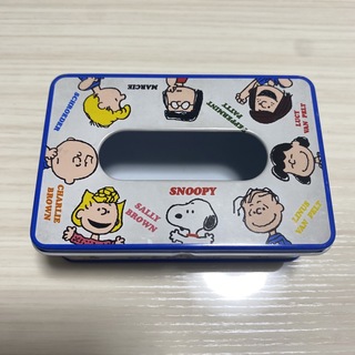 スヌーピー(SNOOPY)のスヌーピー 缶ティッシュケース(ティッシュボックス)