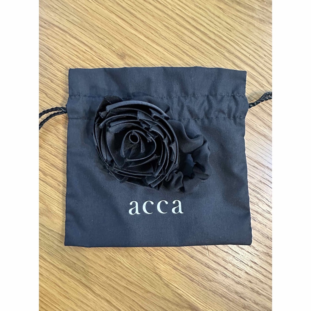 acca ヘアゴム　シュシュ　薔薇