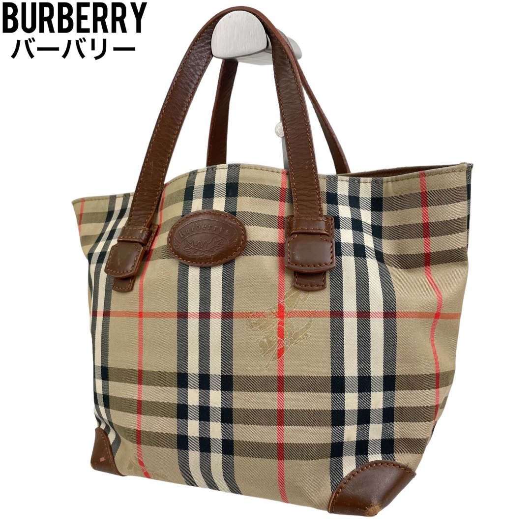 BURBERRY - 良品 Burberry バーバリー ハンドバッグ ノバチェック ...