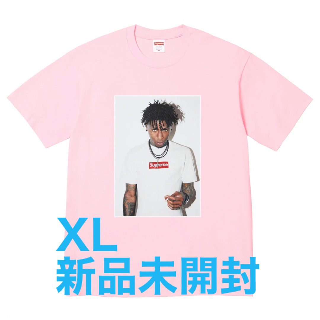 supreme NBA youngboy tee light pink XL