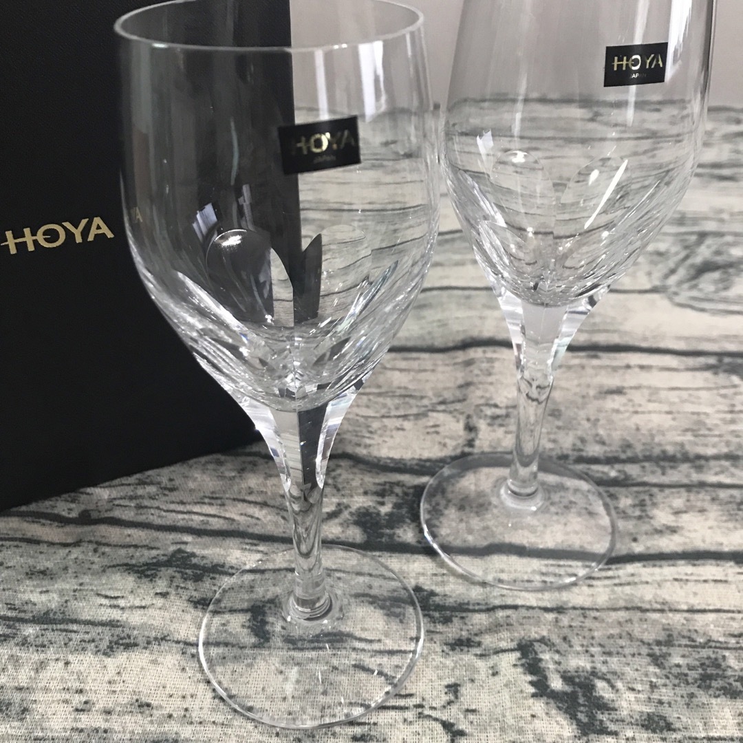 未使用 HOYA CRYSTAL ホヤクリスタル ワイングラス CHP691Qの通販 by