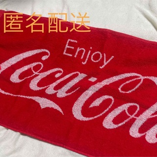 コカコーラ(コカ・コーラ)のコカ・コーラ　フェイスタオル　犬飼タオル　綿100％(タオル/バス用品)