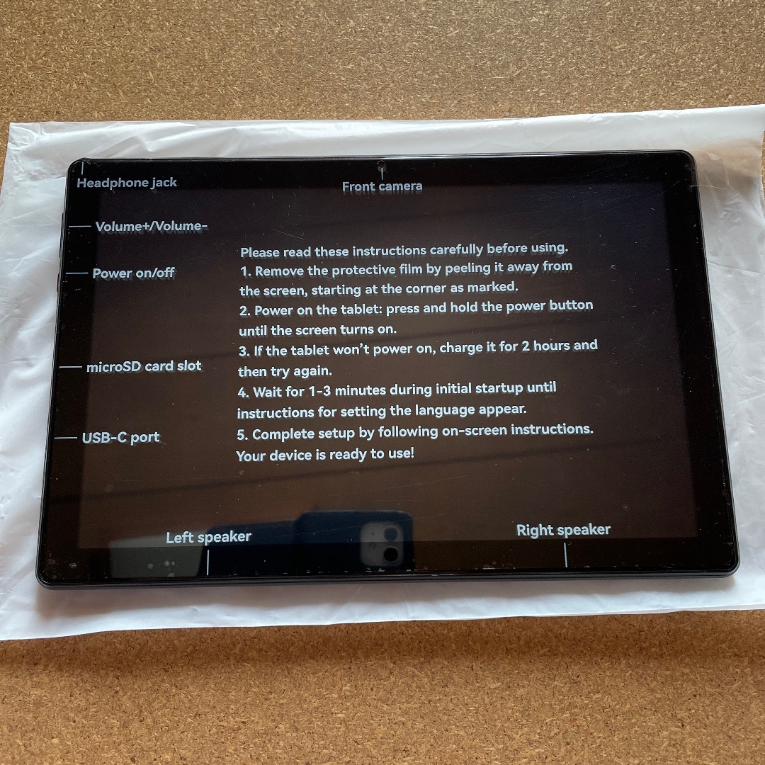 MB1001 タブレット SMART LIFE WITHIN REACH グレー