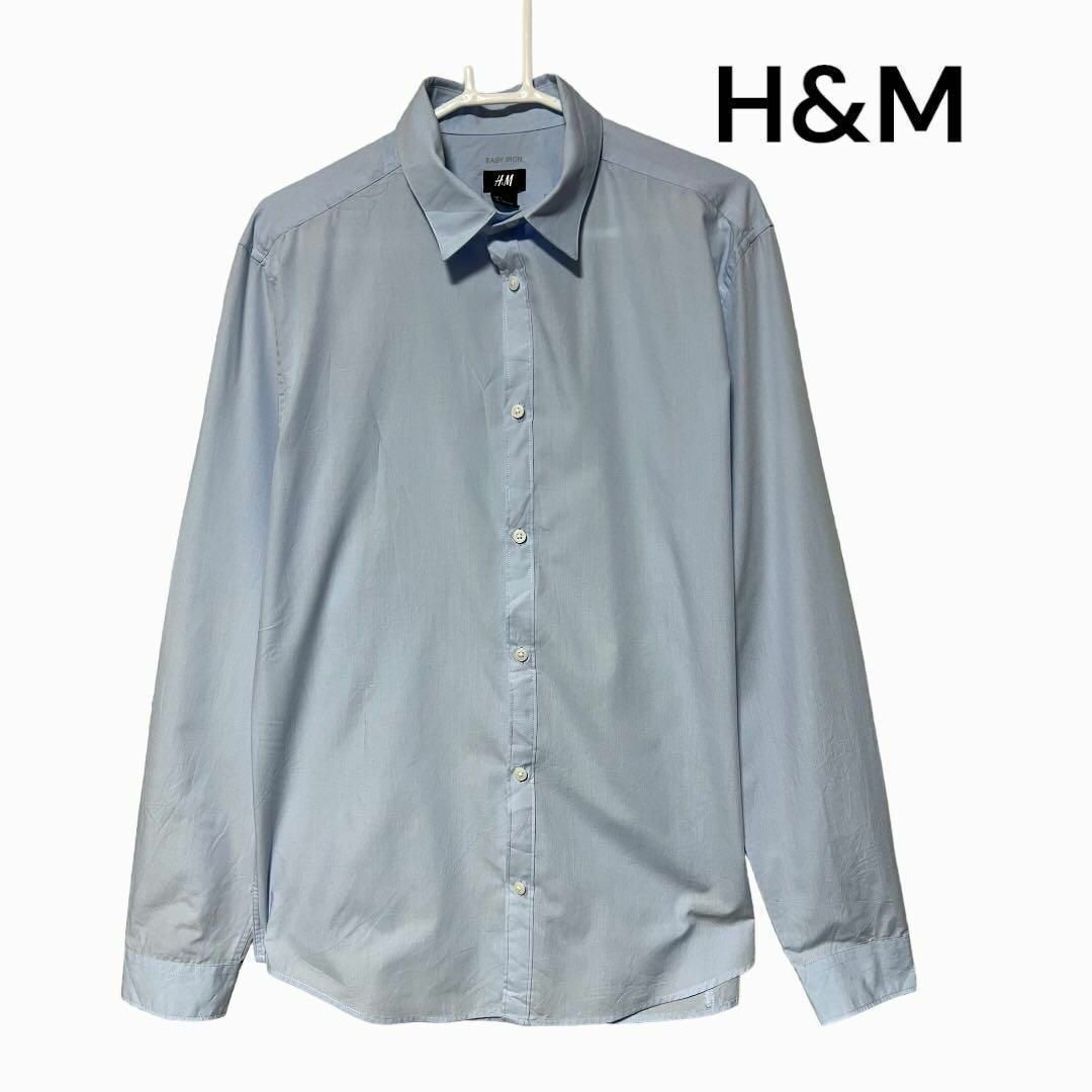 H&M(エイチアンドエム)の古着　エイチアンドエム　H&M 長袖シャツ　シャツ メンズのトップス(Tシャツ/カットソー(半袖/袖なし))の商品写真