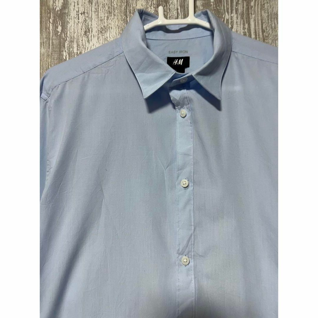 H&M(エイチアンドエム)の古着　エイチアンドエム　H&M 長袖シャツ　シャツ メンズのトップス(Tシャツ/カットソー(半袖/袖なし))の商品写真