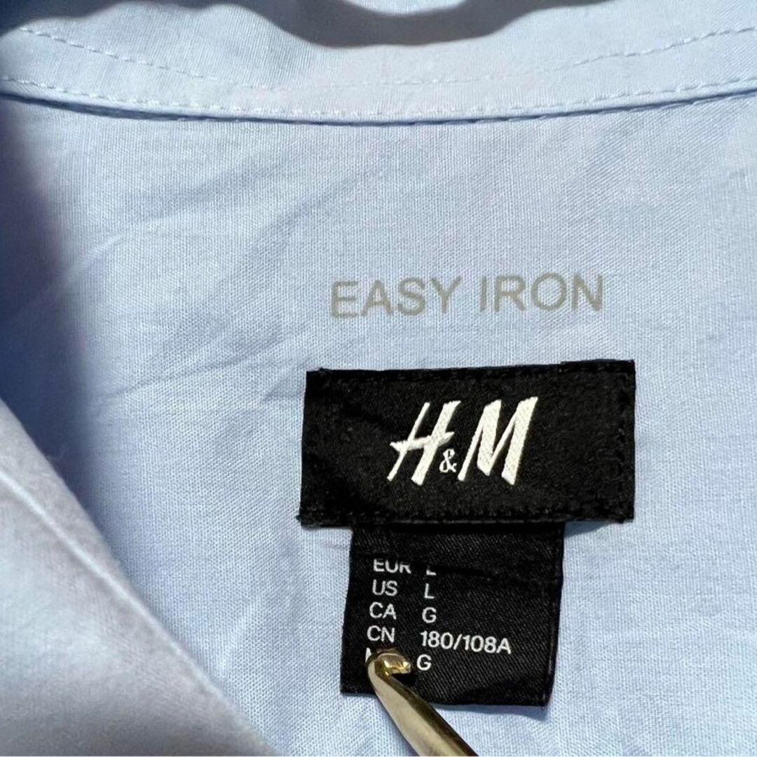 H&M(エイチアンドエム)の古着　エイチアンドエム　H&M 長袖シャツ　シャツ メンズのトップス(Tシャツ/カットソー(半袖/袖なし))の商品写真