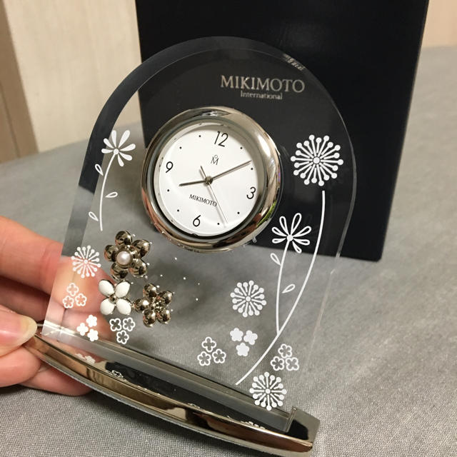 MIKIMOTO(ミキモト)の新品未使用✳︎MIKIMOTO時計 インテリア/住まい/日用品のインテリア小物(置時計)の商品写真