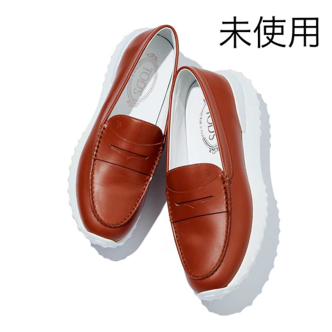 未使用】TOD'S トッズ ローファースニーカー◇37 24cm 厚底