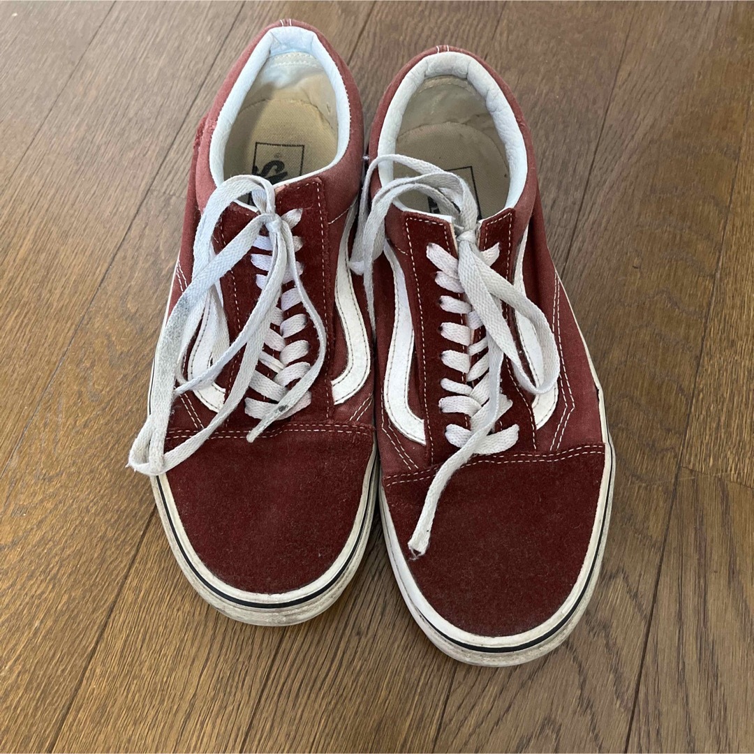 VANS(ヴァンズ)のVANS OLD SKOOL  ワイン　レッド メンズの靴/シューズ(スニーカー)の商品写真