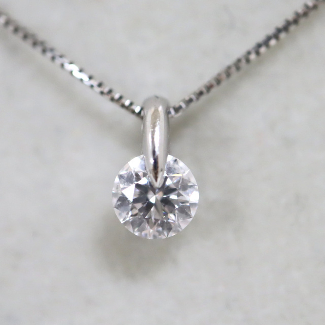 Jewelry】Pt850 Pt900 ダイヤモンド ネックレス D:0.311ct 1.9g