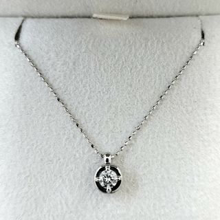 タサキ(TASAKI)の田崎真珠 TASAKI ダイヤモンド ネックレス K18WG 0.18ct(ネックレス)