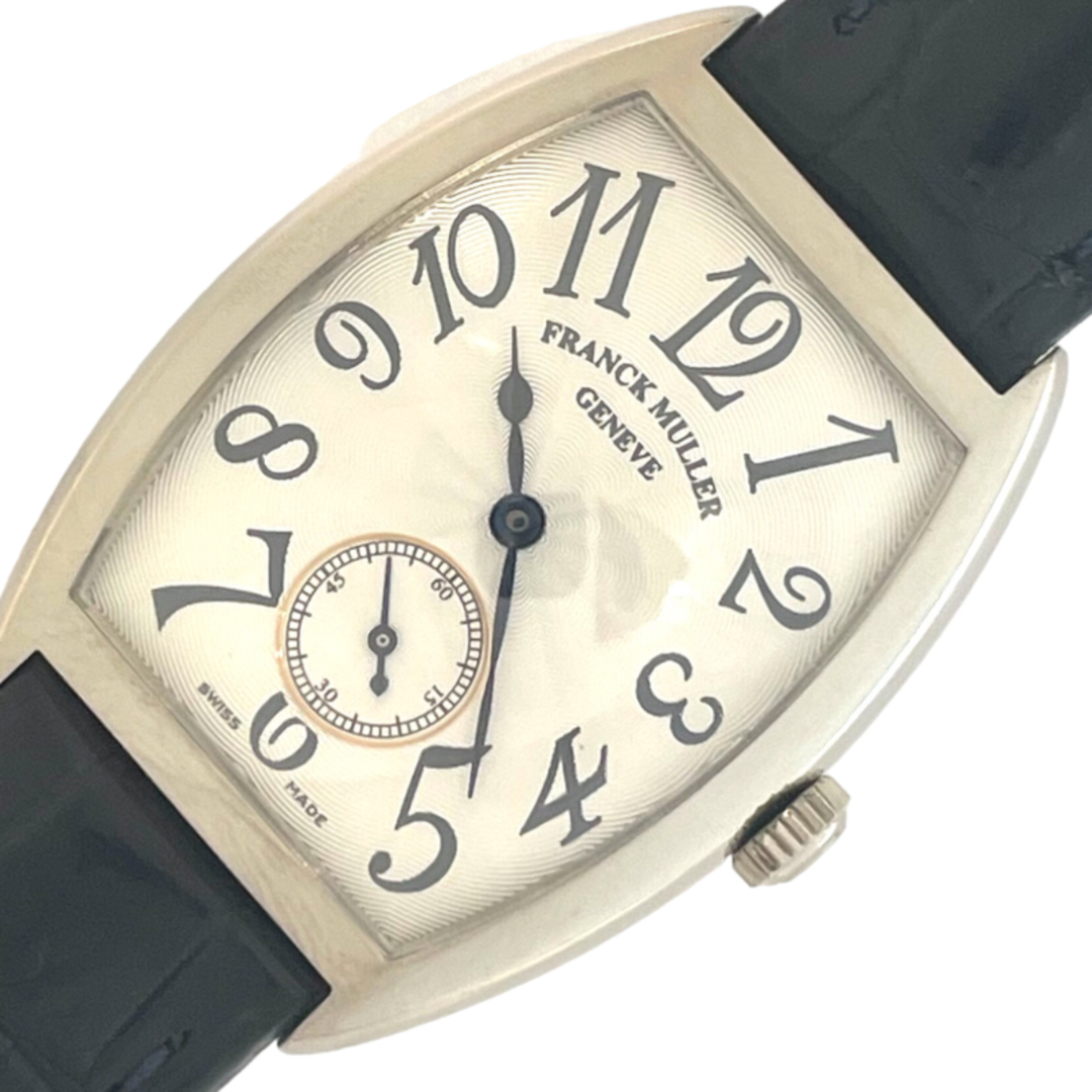 フランク・ミュラー FRANCK MULLER トノウカーベックス 7501S6MM ホワイト K18WG/社外ベルト メンズ 腕時計