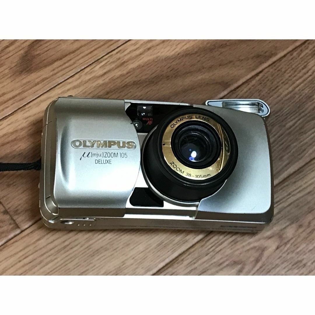 【動作品】オリンパス mju zoom105　35mm フィルムカメラ μ