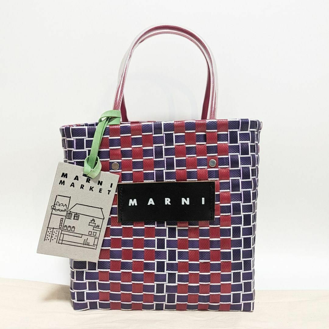 Marni - 【未使用に近い】MARNIマルニ フラワーマーケット カゴバッグ