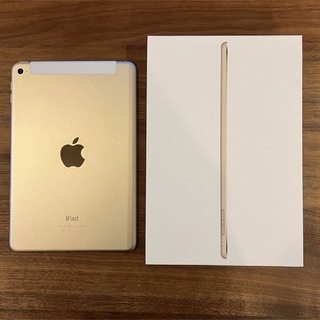 【ジャンク】Apple iPad mini 4 16GB ゴールド au (タブレット)