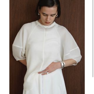 クラネ(CLANE)のCLANE MESH FORM SLEEVE BLOUSE (シャツ/ブラウス(長袖/七分))