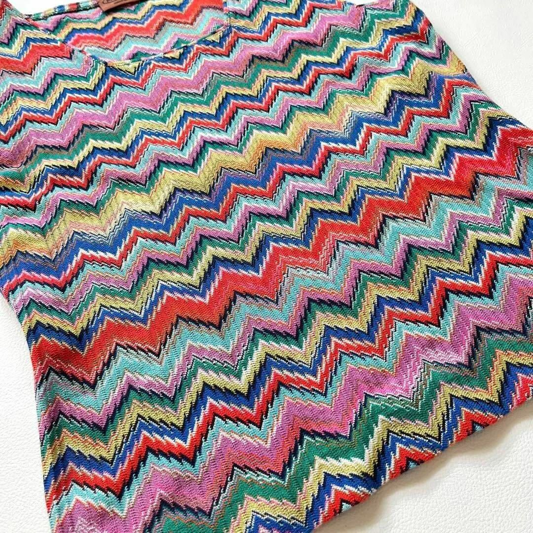 MISSONI - 美品❋ミッソーニ 最高級 オレンジタグ ニット ベスト 幾何