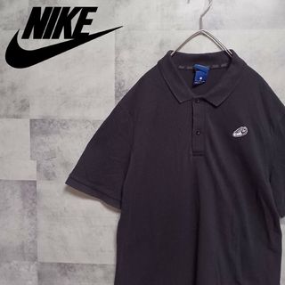 ナイキ(NIKE)のNIKE ナイキ メンズ ポロシャツ ブラック L スニーカー スポーツ(ポロシャツ)