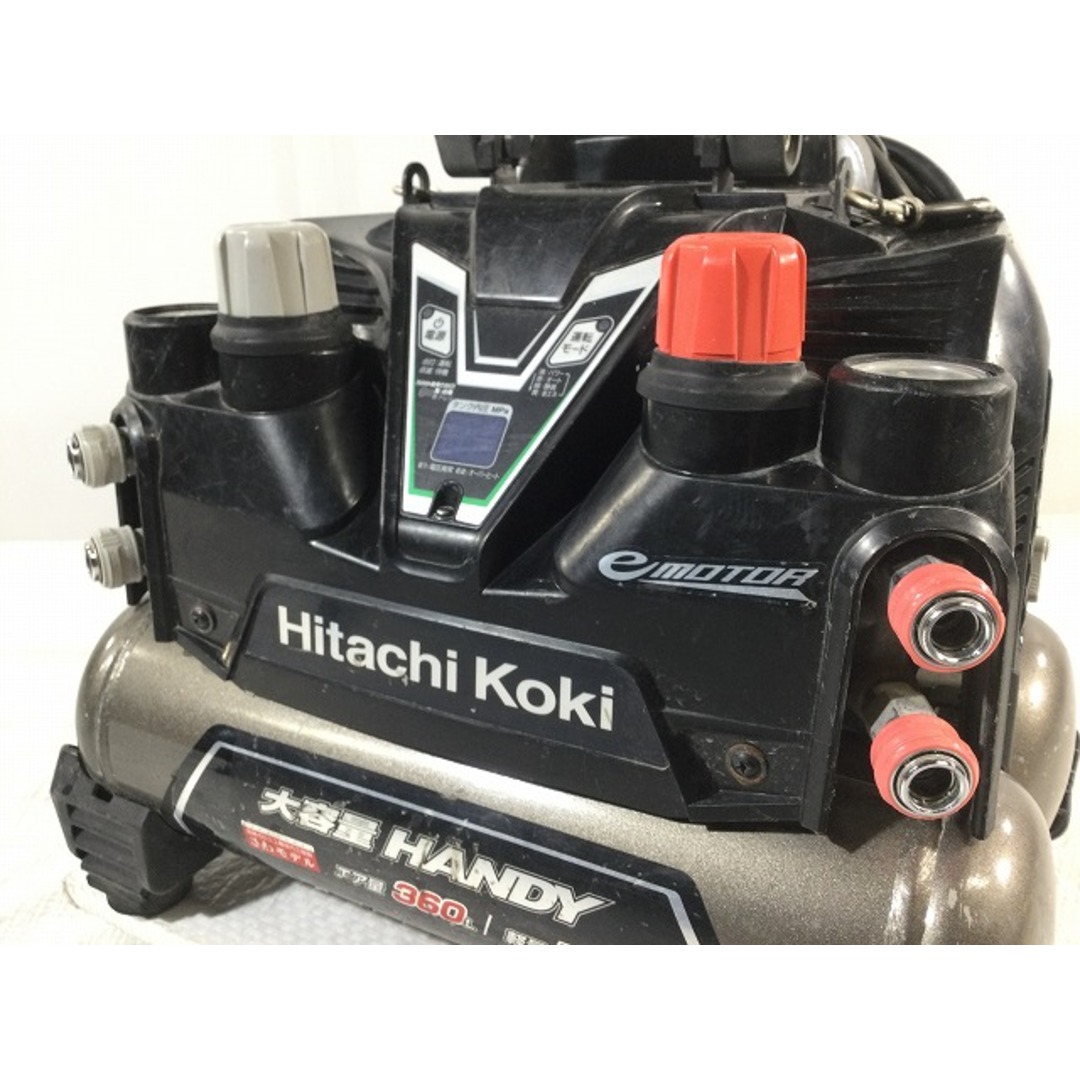 ☆品☆HITACHI 日立工機 常圧/高圧 エアコンプレッサー EC1245H2 エアーコンプレッサー エア工具 77191