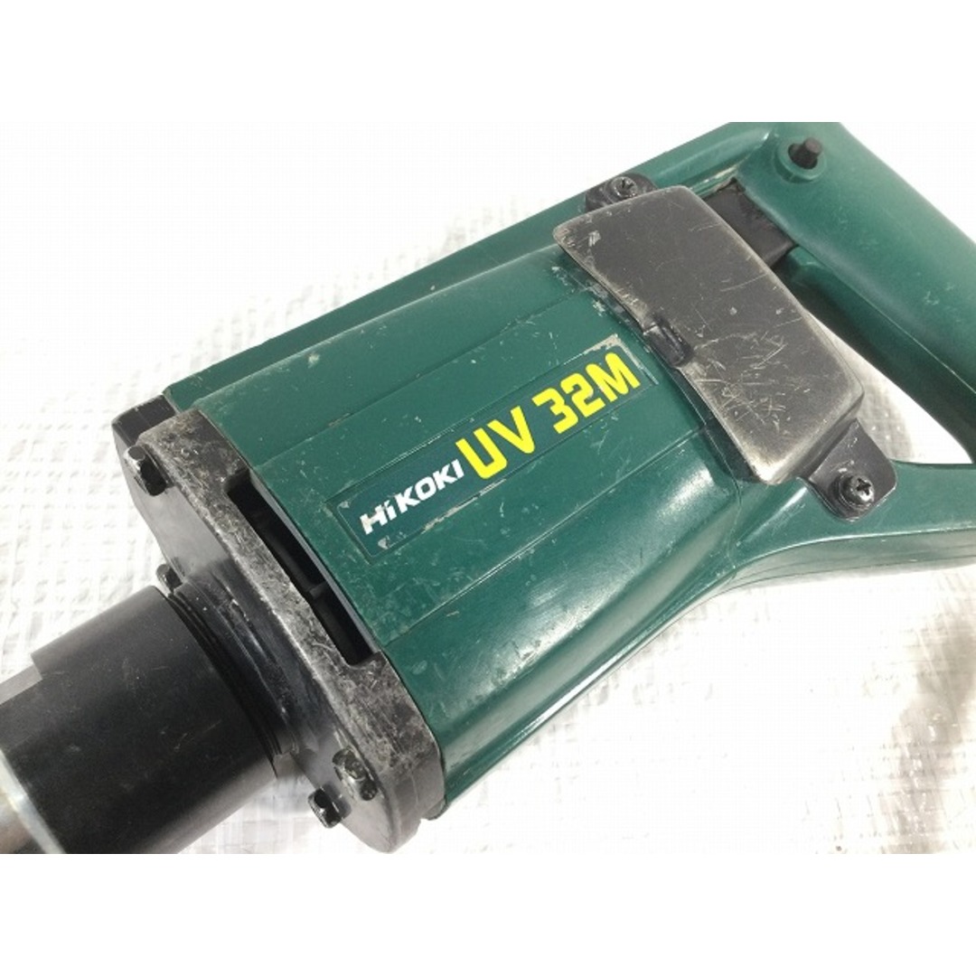 ☆品☆HiKOKI ハイコーキ 100V コンクリートバイブレーター UV32M 生コン 脱泡 基礎工事 77343