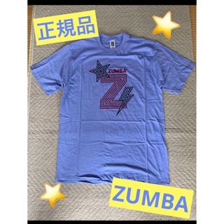 ズンバ(Zumba)のZumba Roller Derby Team Tee 水色(トレーニング用品)