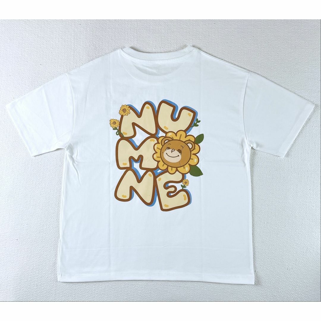 NUMONE☆Tシャツ（白・Mサイズ）☆Fourth☆熊☆タイBL☆MSP 1