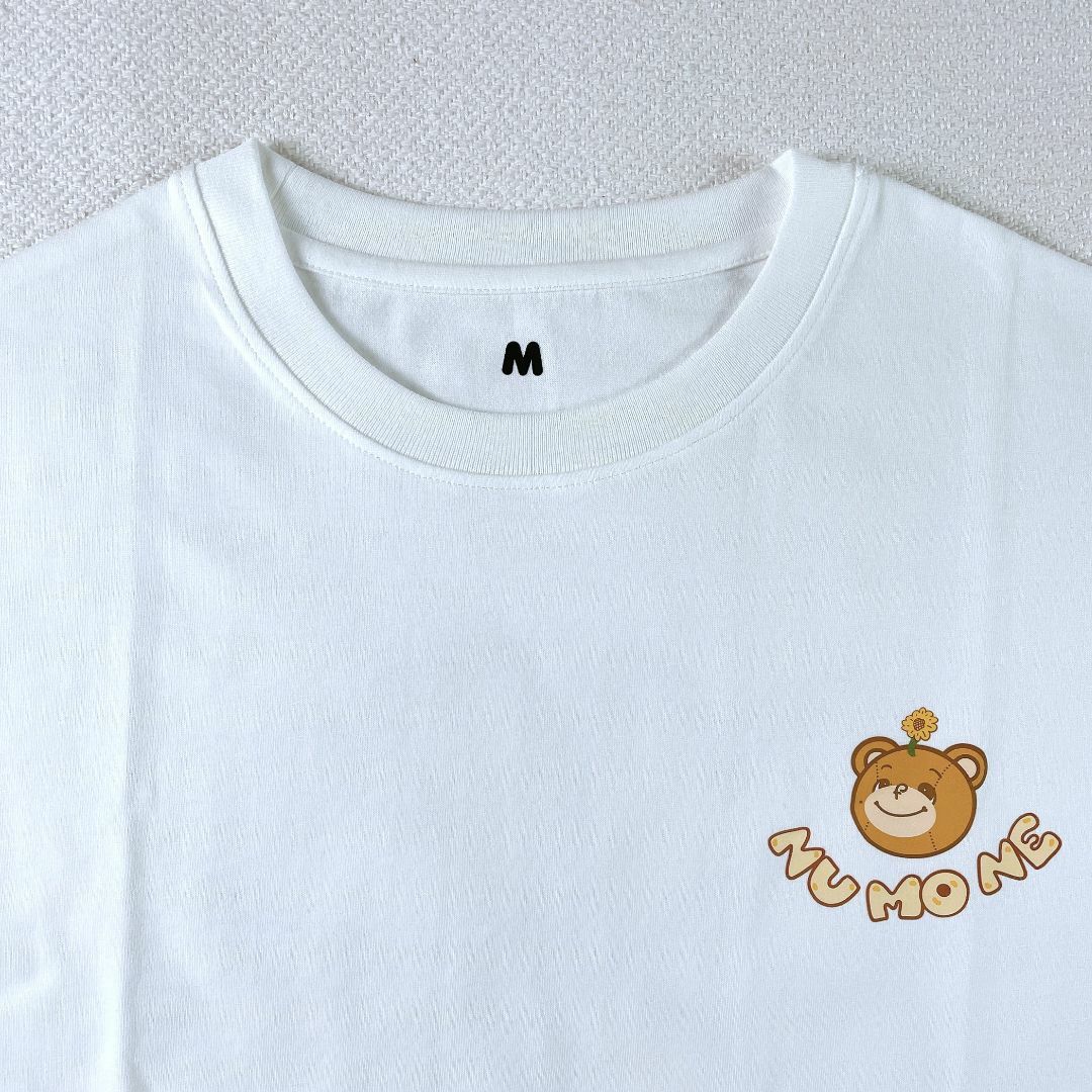 NUMONE☆Tシャツ（白・Mサイズ）☆Fourth☆熊☆タイBL☆MSP 2