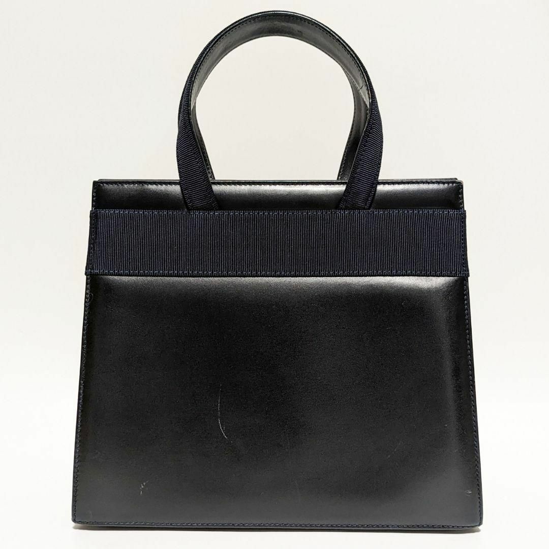 【極美品】Ferragamoフェラガモ ヴァラリボン 2way ネイビー