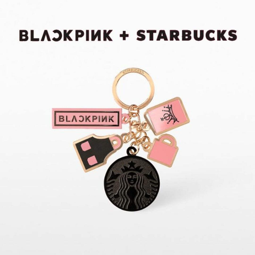 【日本未発売】スタバ×BLACKPINK コラボ2023年☆キーホルダー