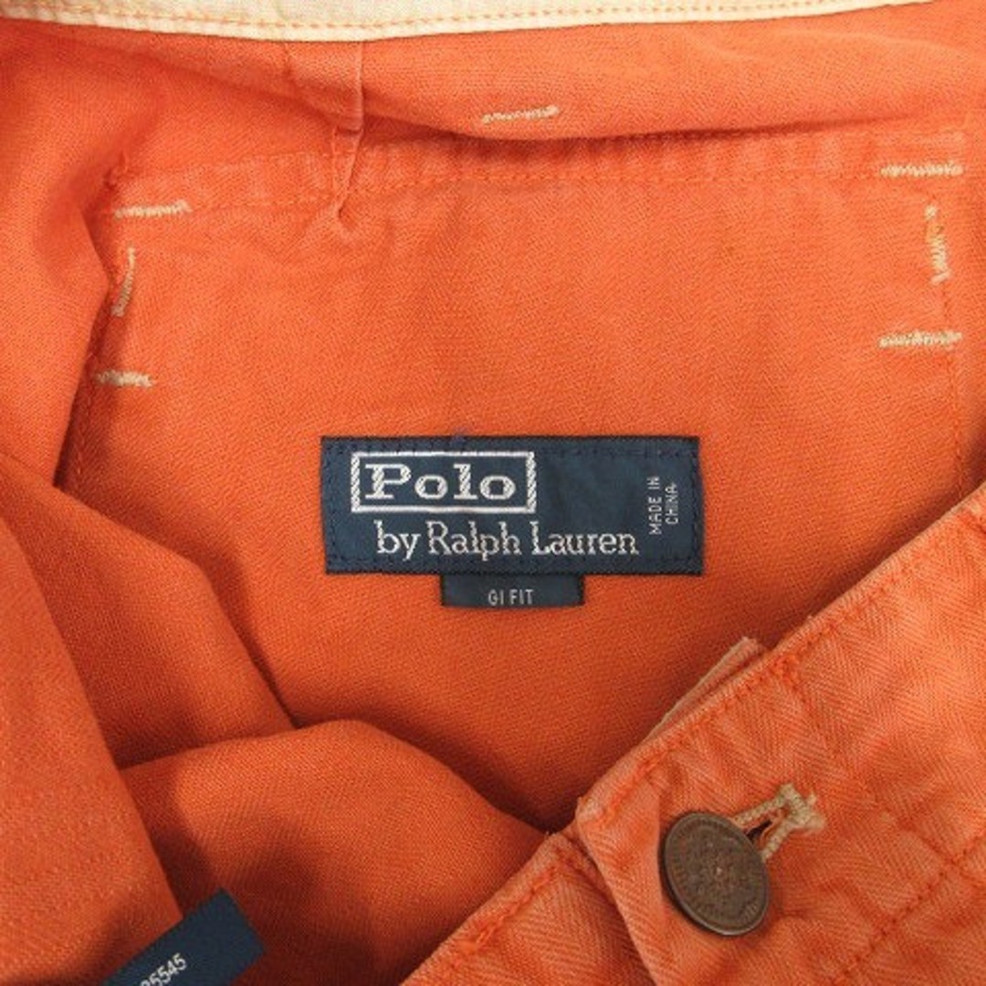 POLO RALPH LAUREN(ポロラルフローレン)のポロ バイ ラルフローレン カーゴショートパンツ ハーフ プリント オレンジ  メンズのパンツ(ショートパンツ)の商品写真