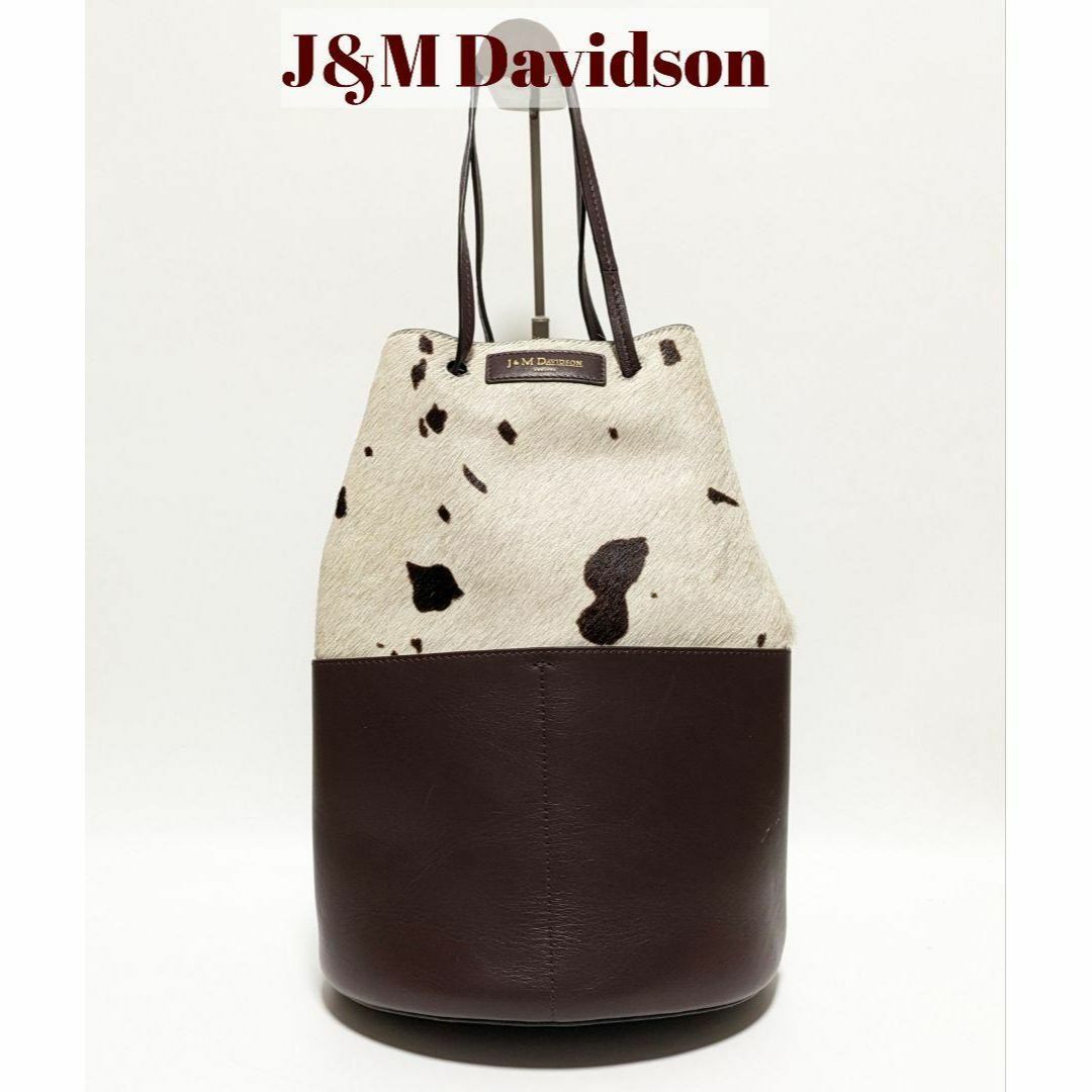 ハンドバッグ【極美品】J&M Davidson　ミニデイジー　ハラコ