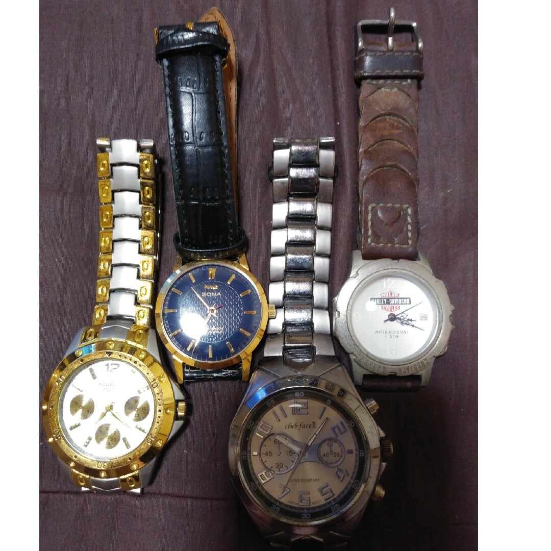 腕時計4本セット(ジャンク品)の通販 by たまご's shop｜ラクマ