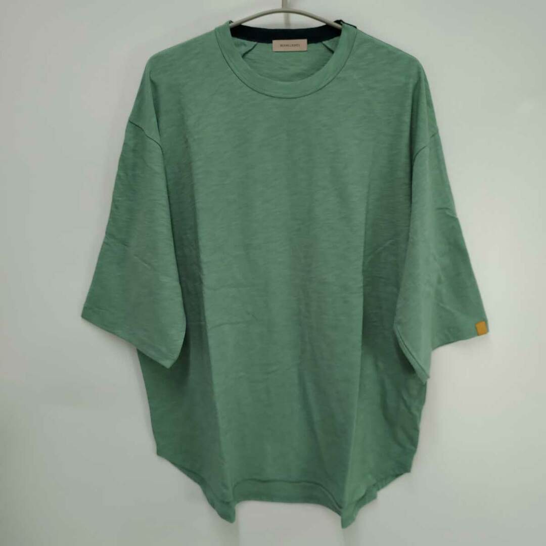 【未使用】ビームス ライツ スラブ フットボール Tシャツ M SAGE GREEN 51-14-0046-147 メンズ