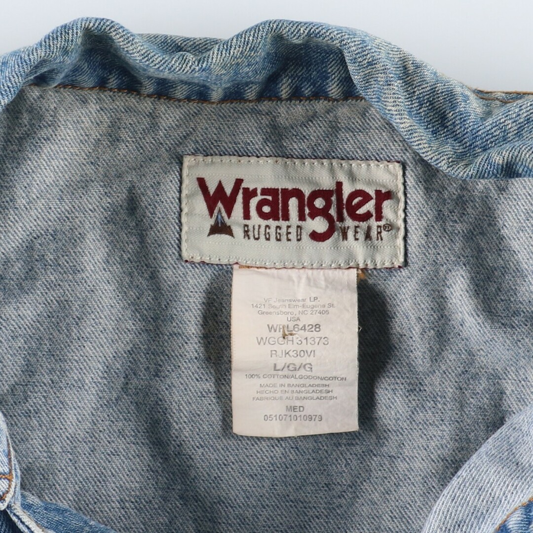 Wrangler(ラングラー)の古着 ラングラー Wrangler デニムジャケット Gジャン メンズXL /eaa364929 メンズのジャケット/アウター(Gジャン/デニムジャケット)の商品写真