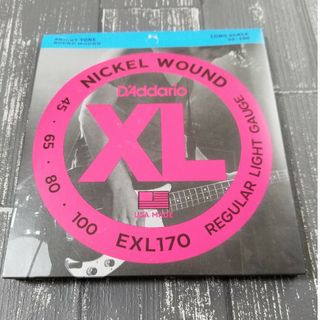 新品　D'Addario ダダリオ ベース弦 ニッケル EXL170(弦)