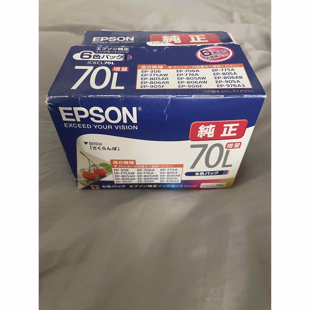 EPSON - 純正 EPSON インク さくらんぼ 3色の通販 by rk's shop ...