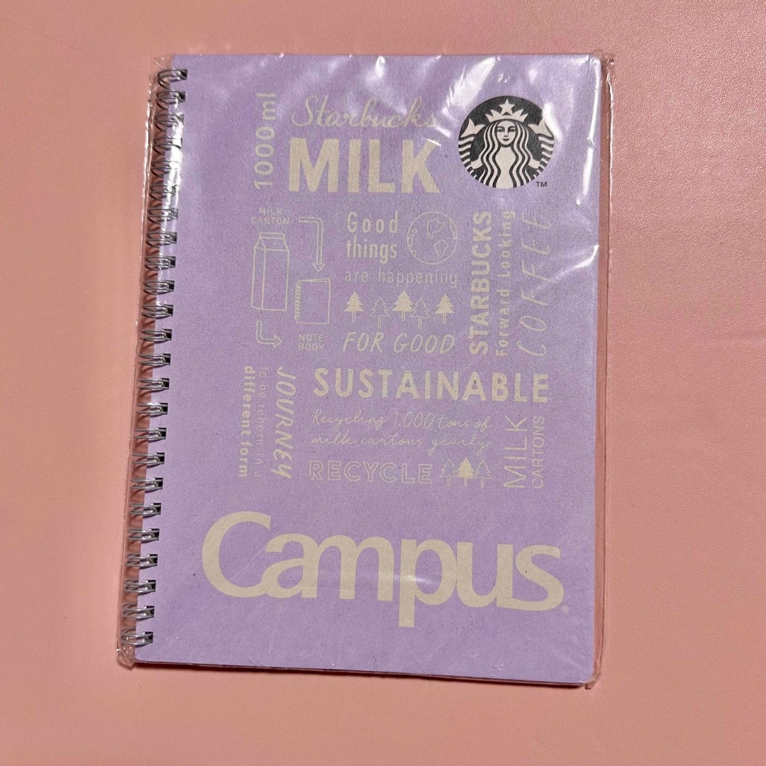 Starbucks(スターバックス)の【新品】スターバックス キャンパスリングノート5冊セット 2022 インテリア/住まい/日用品の文房具(ノート/メモ帳/ふせん)の商品写真