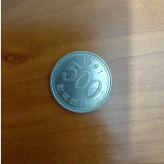韓国　500ウォン　硬貨(その他)