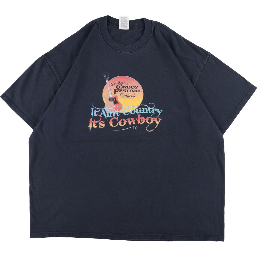 90年代 ジャージーズ Jerzees Santana Clarita COWBOY FESTIVAL バンドTシャツ バンT メンズXXL ヴィンテージ /eaa362982