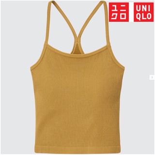 ユニクロ(UNIQLO)のユニクロ　UNIQLO　シームレスクロップドブラキャミソール(キャミソール)