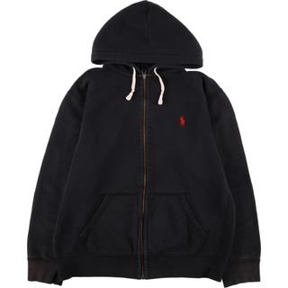 ラルフローレン(Ralph Lauren)の古着 ラルフローレン Ralph Lauren POLO by Ralph Lauren リバースウィーブ スウェットフルジップパーカー レディースL /eaa363276(トレーナー/スウェット)